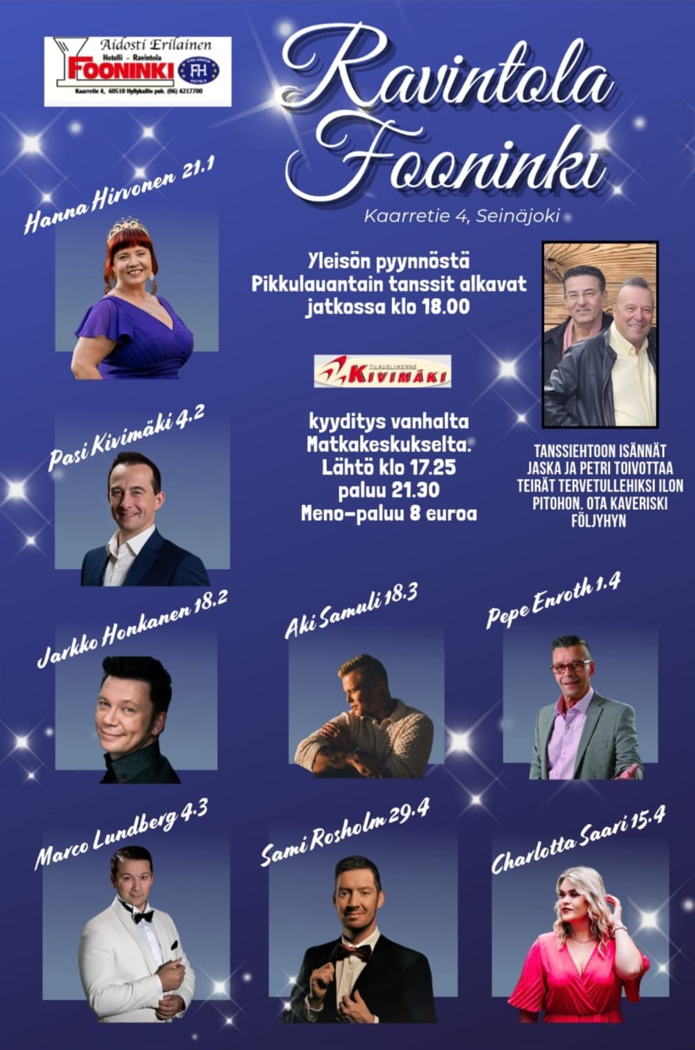 Fooningin Kevään pikkulauantaitanssit