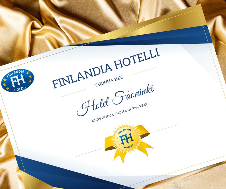 Fooninki on vuoden Finlandia hotelli